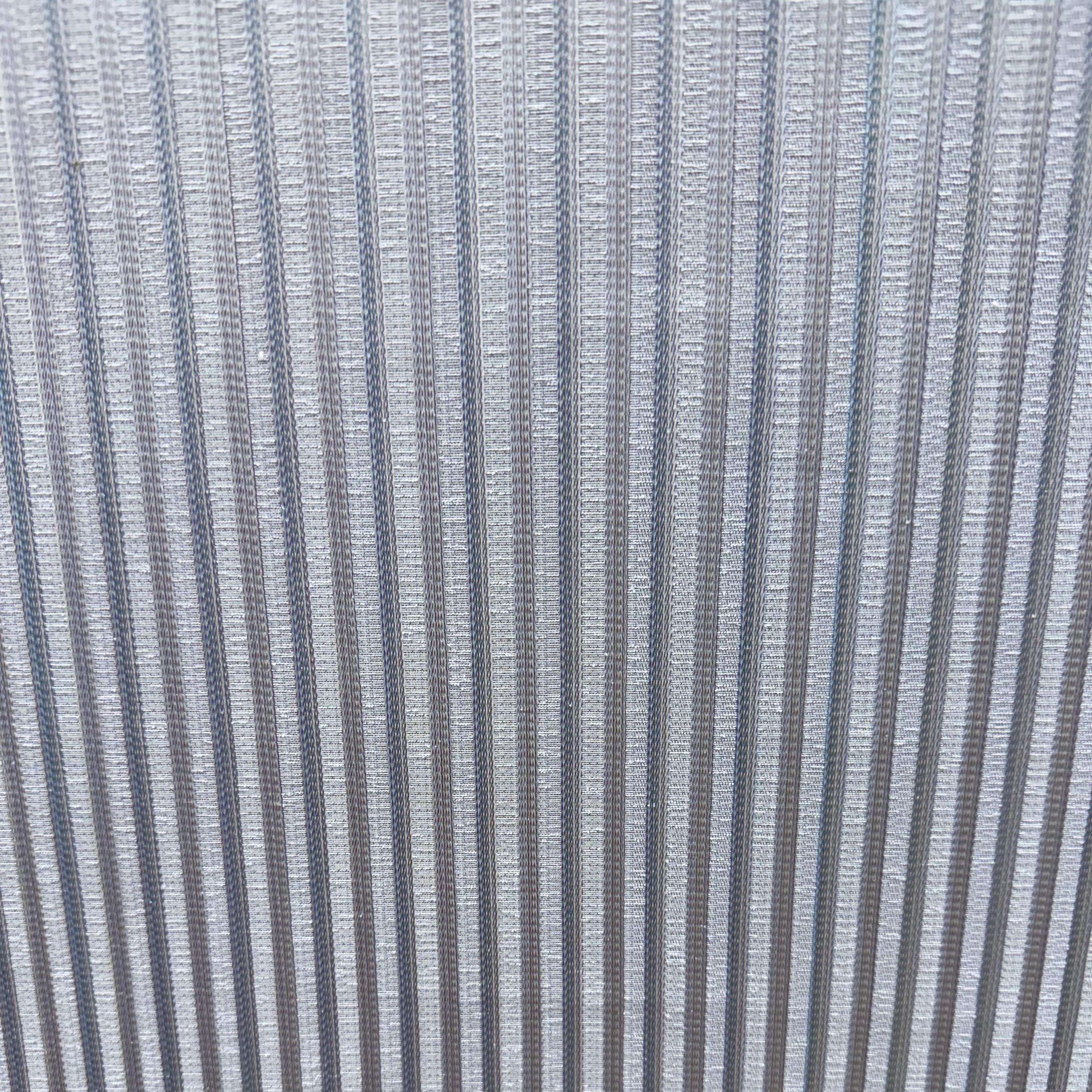 Mauve Polyester Stripe