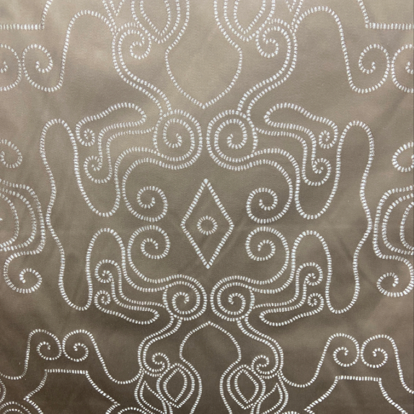 Highland Court 190184H-120 Taupe-Scroll