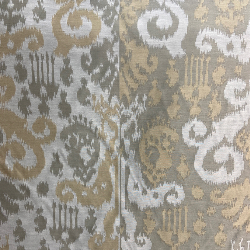 Beacon Hill Cassia Ikat Silver 