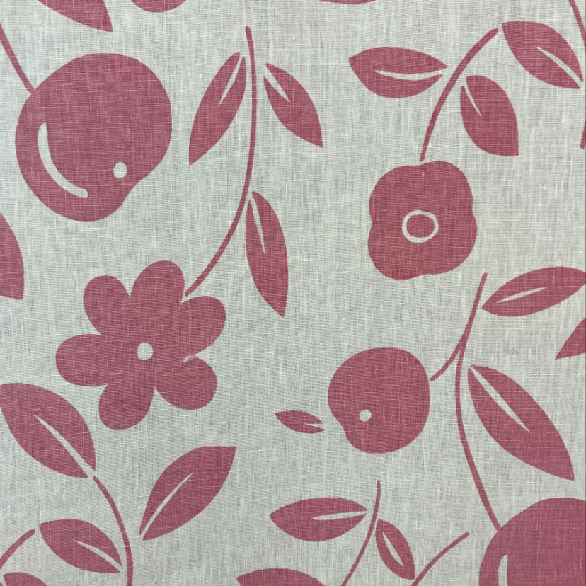 Clarence House Georgie Linen Print 