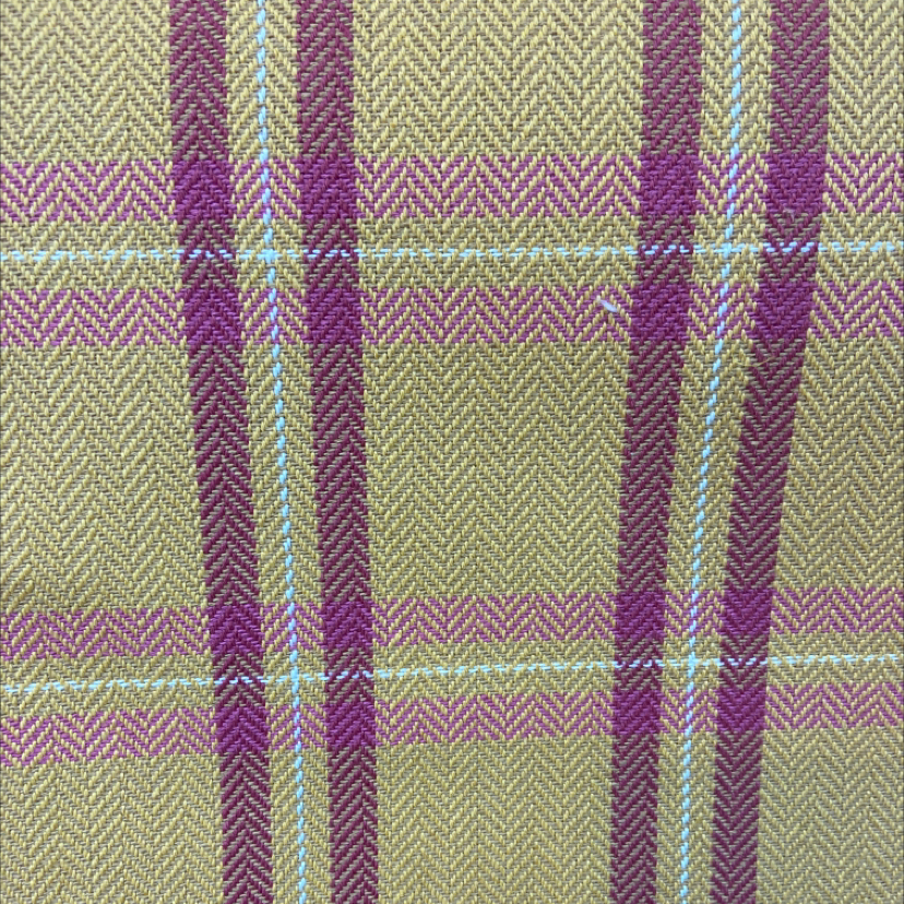 Travers Orange Plaid