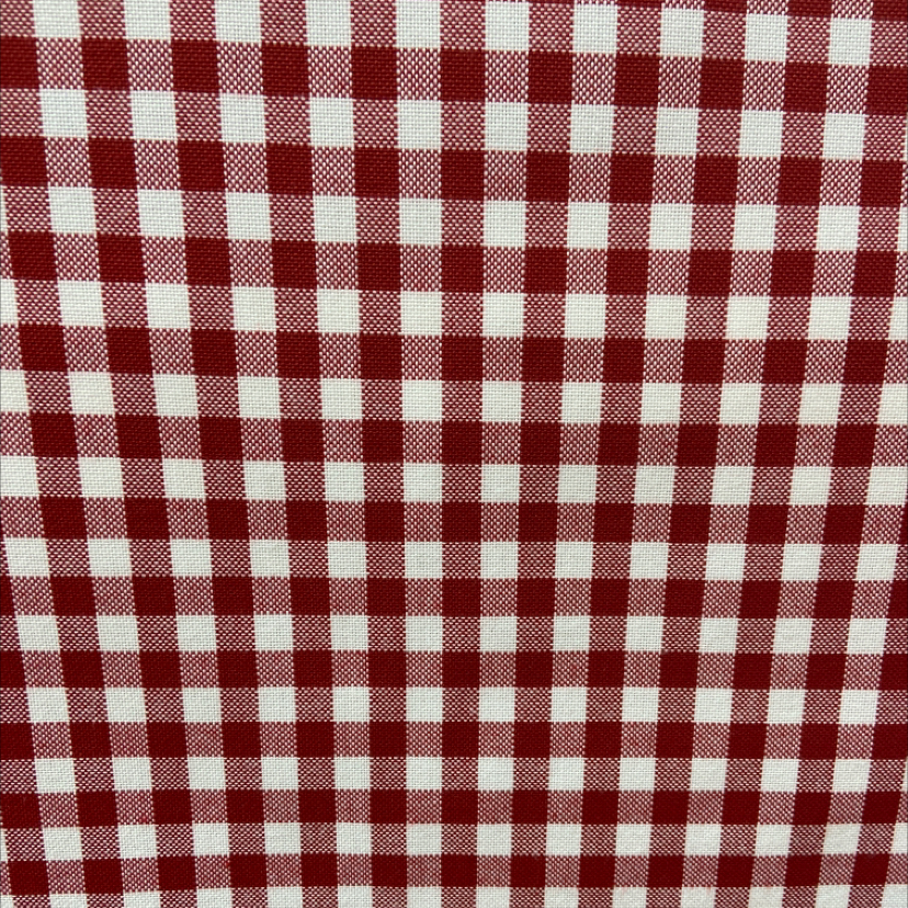 Red and White Outdoor Plaid