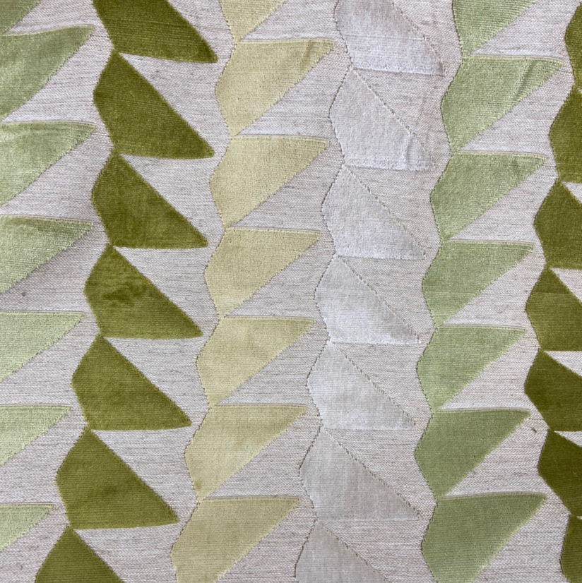 Geometric Cut Velvet