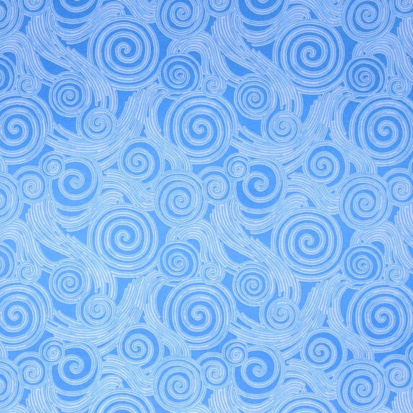 Fabricut Whoosh Blue Zombie