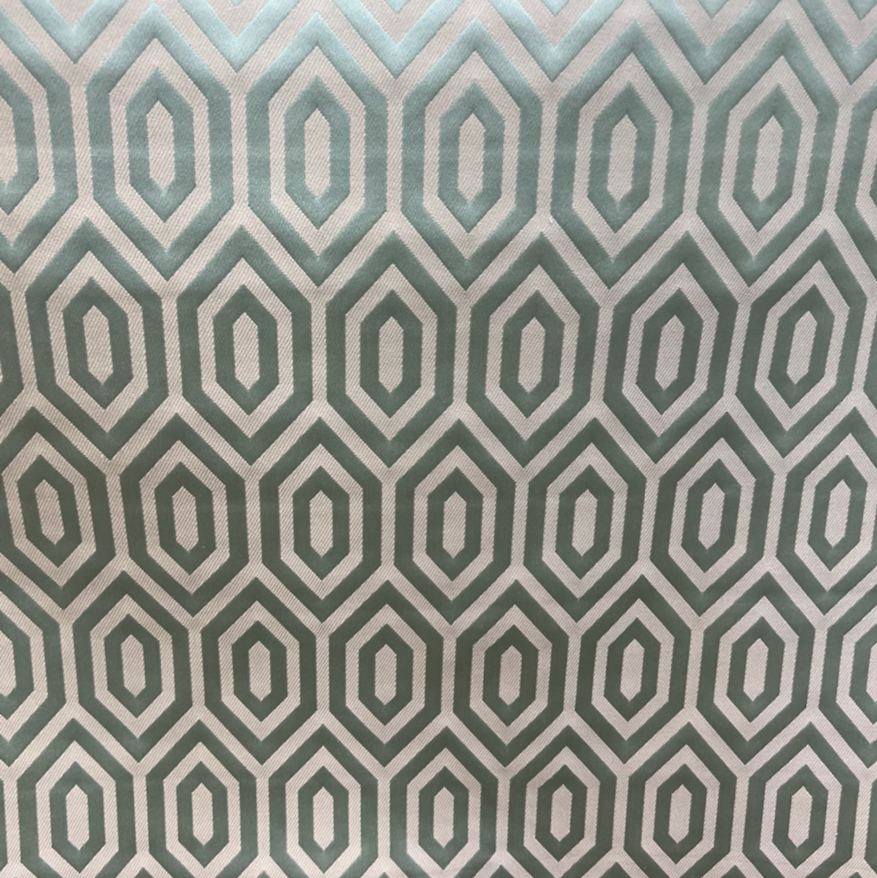 Fabricut Piranha Geo Mint 