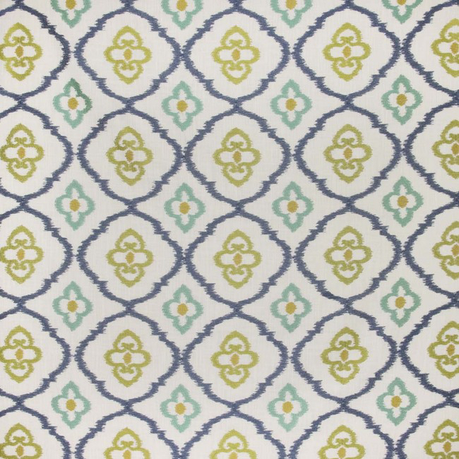 Carole Fabrics Say It Again Cabana Blue