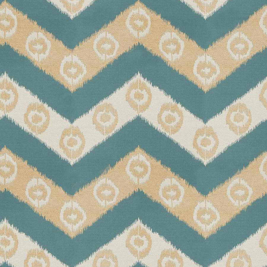 Fabricut Mega Chevron Ocean