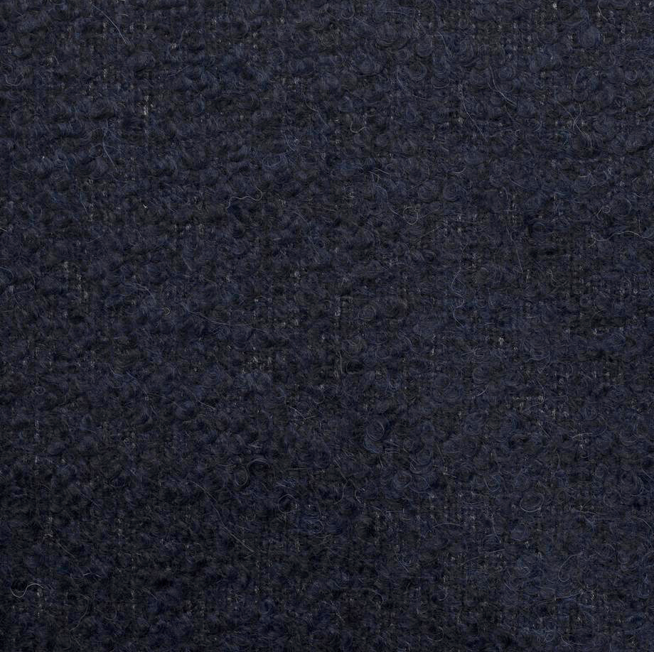 Alpaca Boucle Black Navy