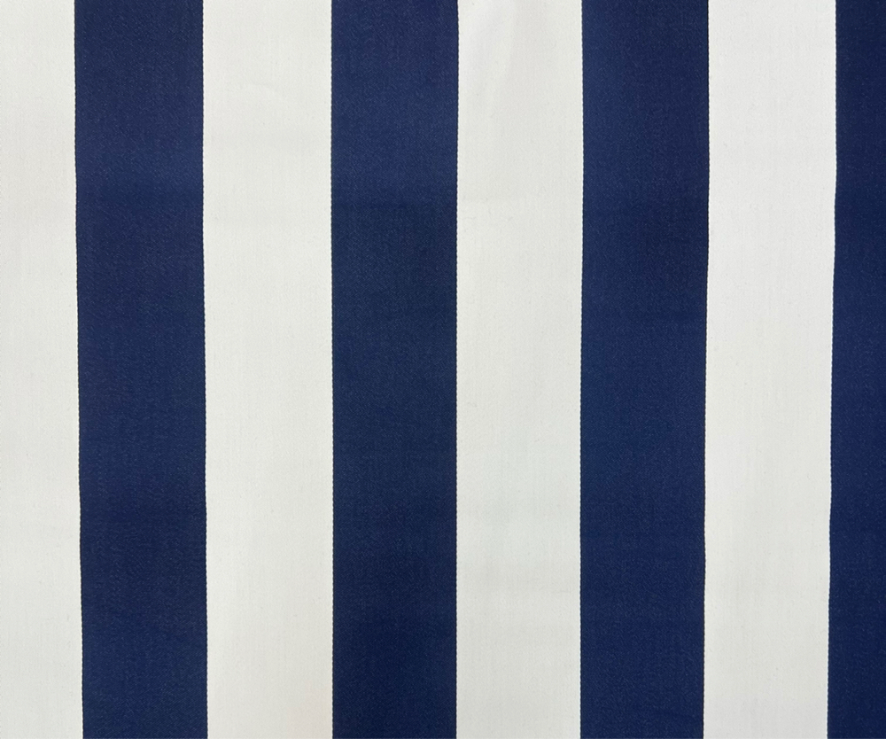 Perennials RH Cabana Stripe Sateen RH Navy White 2607-426