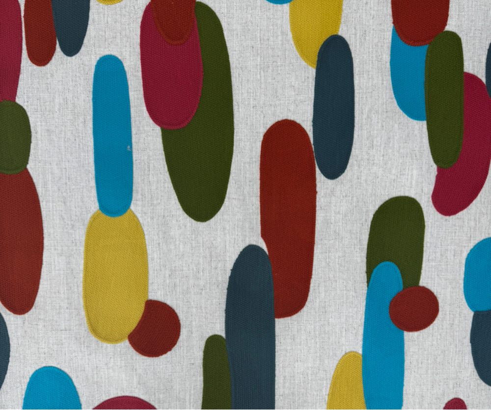 Modern Embroidered Fabric
