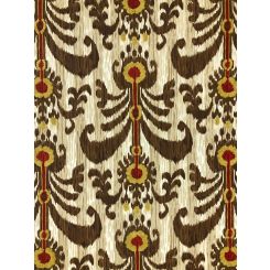 10 Yards Abstract Damask Embroidered Print Fabric