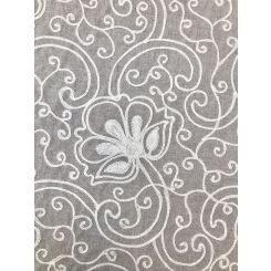 6 Yards Nature Floral Embroidered Fabric