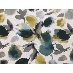 4 Yards Abstract Floral Woven Print Fabric