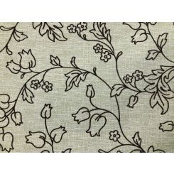 10 Yards Floral Nature Woven Embroidered Fabric