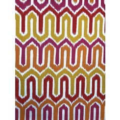 10 Yards Geometric Chevron Woven Print Fabric