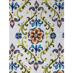 10 Yards Floral Medallion Print Fabric