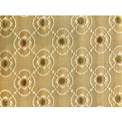 7 1/2 Yards Medallion Textured Embroidered Fabric