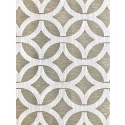 4 1/2 Yards Geometric Medallion Woven Fabric