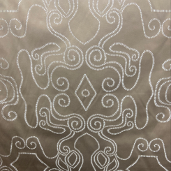 Highland Court 190184H-120 Taupe-Scroll