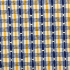 7 Yards Plaid/Check Polka Dots Embroidered Woven Fabric