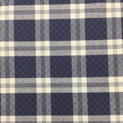 2 Yards Plaid/Check Matelasse Fabric