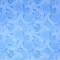 Fabricut Whoosh Blue Zombie