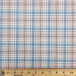 8 Yards Plaid/Check Traditional Woven Fabric