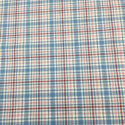 10 Yards Plaid/Check Traditional Embroidered Woven Fabric