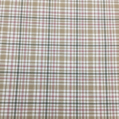 9 Yards Geometric Plaid/Check Basket Weave Print Fabric