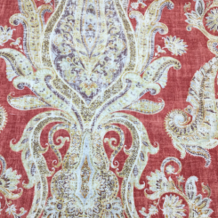 8 3/4 Yards Damask Traditional Canvas/Twill Print Fabric