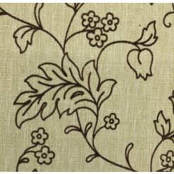 7 Yards Floral Textured Woven Fabric