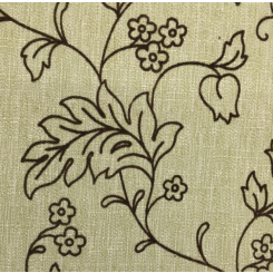 10 Yards Floral Textured Woven Fabric