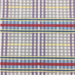 6 Yards Plaid/Check Woven Fabric