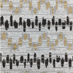 4 Yards Abstract Stripe Woven Fabric