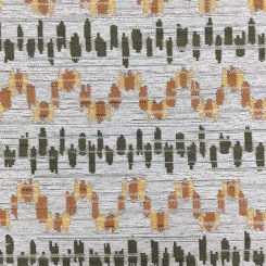 3 1/2 Yards Abstract Stripe Woven Fabric