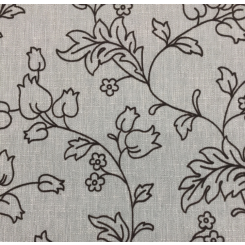 10 Yards Floral Embroidered Fabric