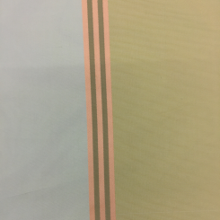 2 3/4 Yards Stripe 100% Silk Fabric