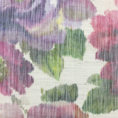 4 1/2 Yards Floral Woven Fabric