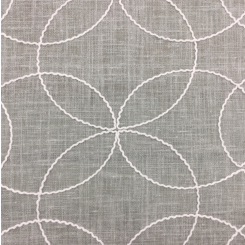 5 Yards Geometric Embroidered Fabric