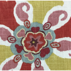 6 1/2 Yards Floral Print Fabric