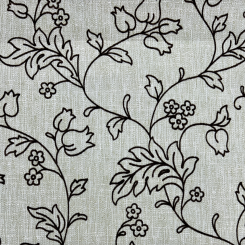 5 Yards Floral Woven Fabric