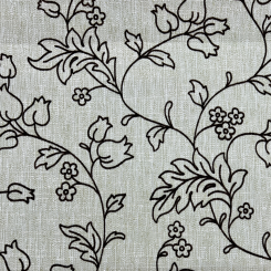 8 Yards Floral Woven Fabric