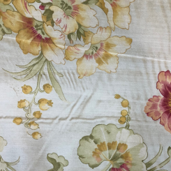 8 Yards Floral Velvet Fabric