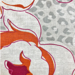 10 Yards Abstract Animal 100% Linen 100% Polyester Fabric