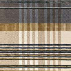 6 3/4 Yards Plaid/Check Stripe 100% Polyester Fabric