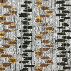 5 Yards Abstract Stripe Woven Fabric