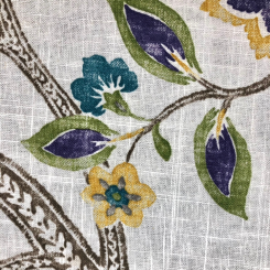 10 1/4 Yards Floral Nature Print Woven Fabric