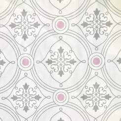 10 Yards Damask Medallion Print Woven Fabric