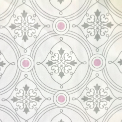 10 Yards Damask Medallion Print Woven Fabric