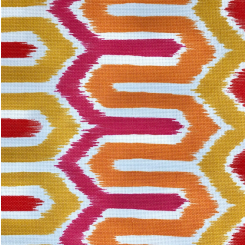 10 Yards Chevron Diamond Print Woven Fabric